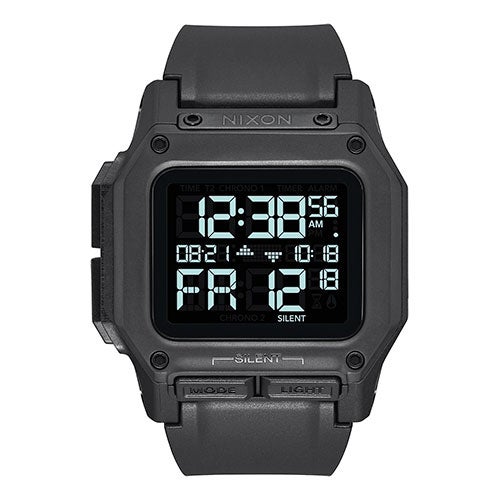 Mens Regulus All Black Digital Watch
