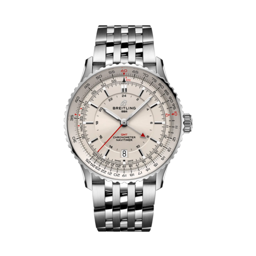 Breitling Navitimer Automatic GMT 41 Stainless Steel Watch