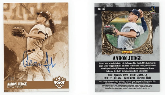 Aaron Judge 2019 Panini Donruss Diamond Kings Recollection Collection 2 of 3