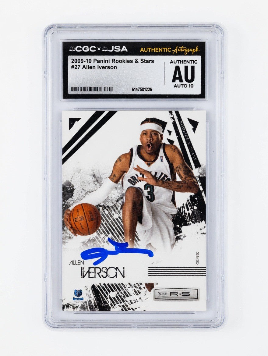 Allen Iverson - 2009-10 Panini Rookies & Stars Auto 10