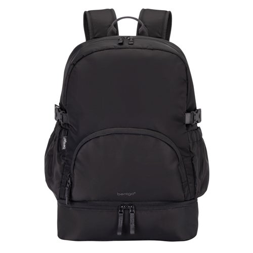 2-in-1 Backpack & Lunch Bag Obsidian Black