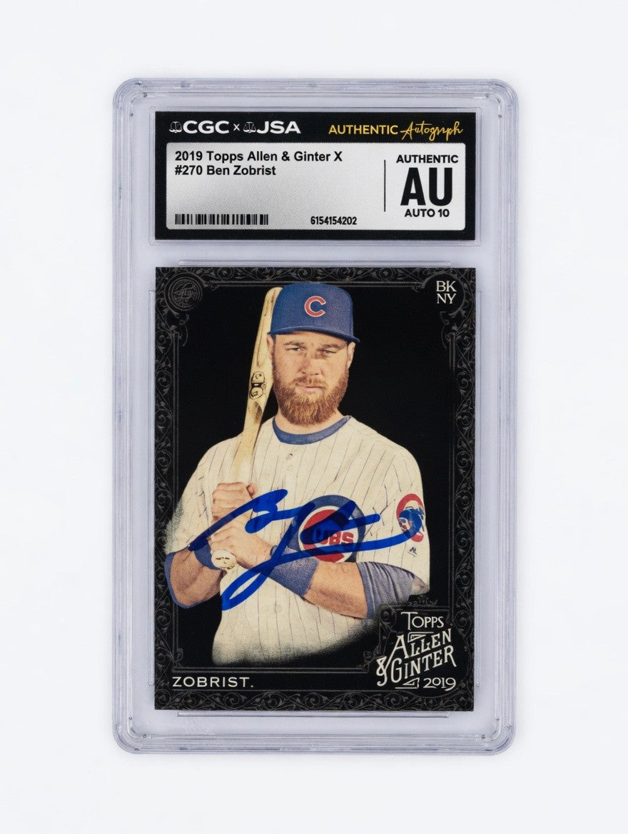 Ben Zobrist - 2019 Topps Allen & Ginter X Auto 10