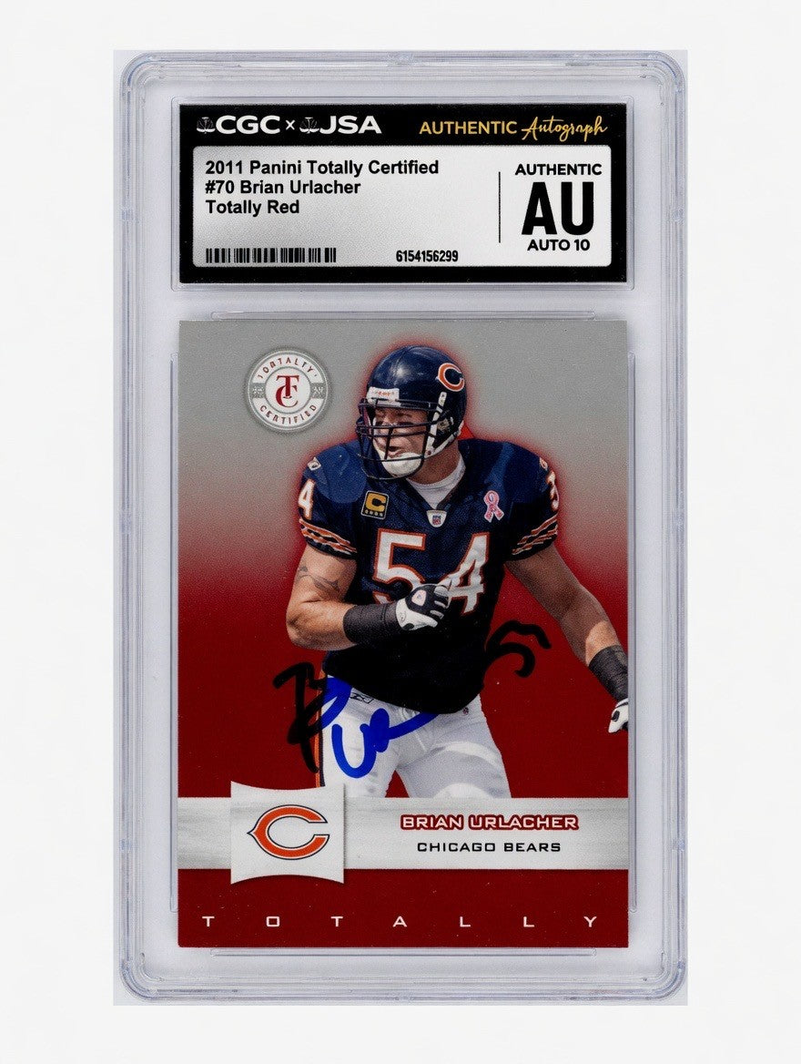 Brian Urlacher - 2011 Panini Totally Certified Totally Red Auto 10
