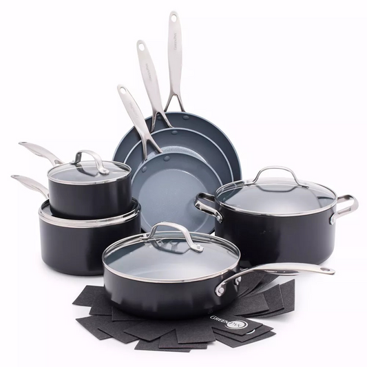 GREENPAN VALENCIA PRO CERAMIC NON-STICK 11-PIECE COOKWARE SET