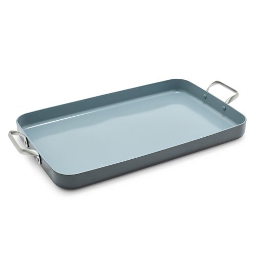 Valencia Pro Ceramic Nonstick 18" x 11" Double Burner Griddle