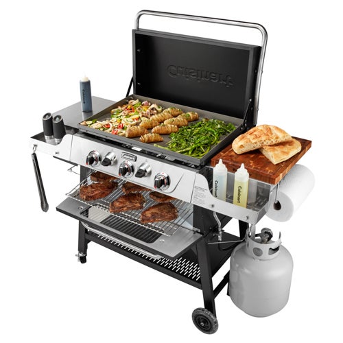 28" Outdoor Griddler  2-in-1 Griddle & Broiler