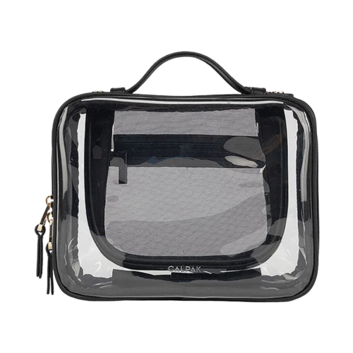 CALPAK Medium Clear Cosmetics Case