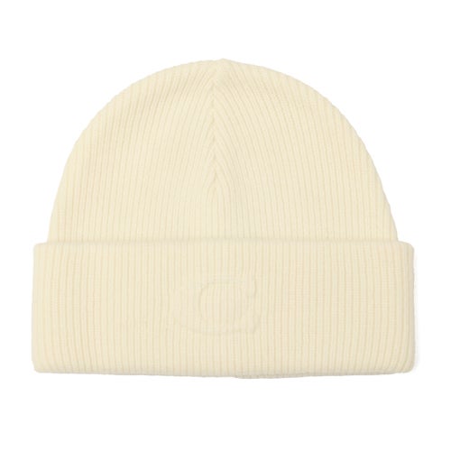 Signature Embossed C Knit Beanie Chalk