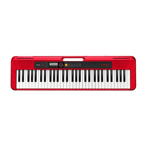 Casiotone 61 Key Portable Keyboard Red