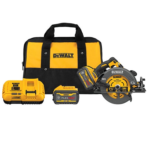 FLEXVOLT 60V MAX 7.25" Circular Saw Kit w/ 2 Batteries