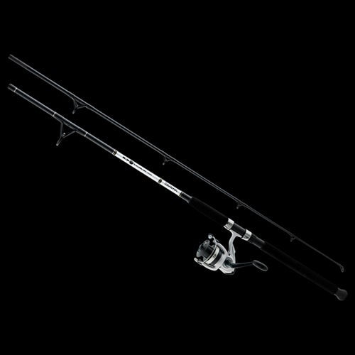 D-Wave Saltwater Spinning Rod & Reel Combo Black & White 7ft Rod