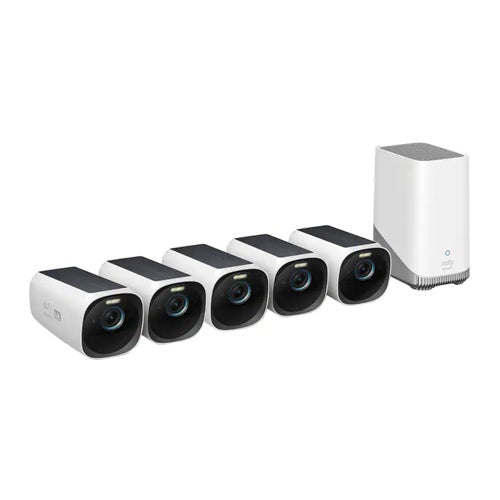 eufyCam 3 Advanced 5-Camera 4K Security System w/ Solar Power