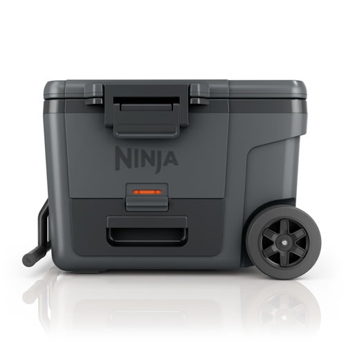 FrostVault 45qt Wheeled Cooler w/ Dry Zone Charcoal Gray