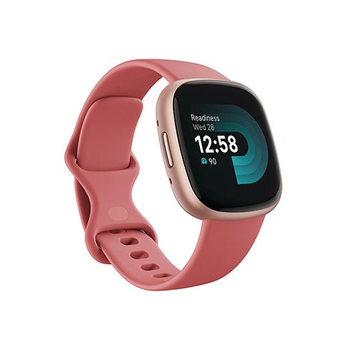 Versa 4 Smartwatch Pink Sand/Copper Rose