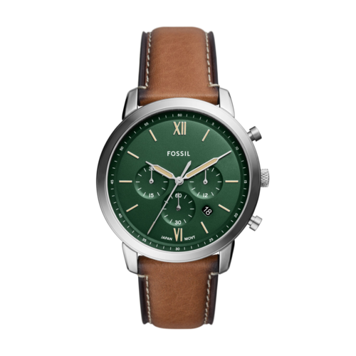 Fossil Men's Neutra Chronograph Tan LiteHide Leather Watch