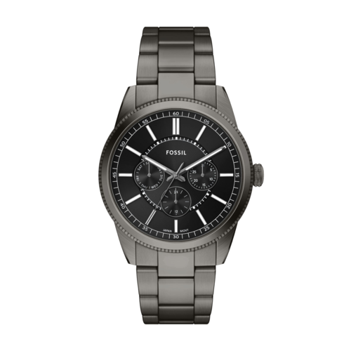 Fossil Men's Pearson Multifunction Gunmetal Stainless Steel Watch
