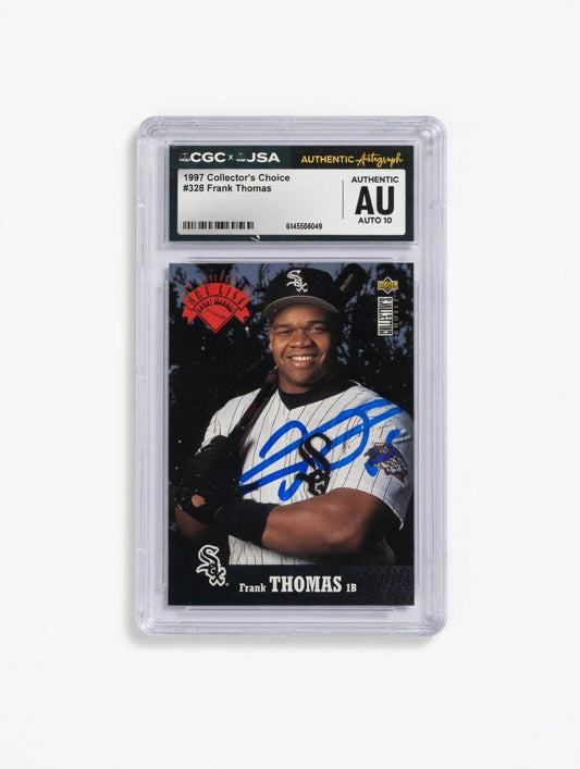Frank Thomas - 1997 Collector's Choice Auto 10