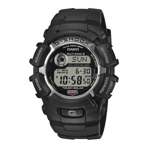 Men's G-Shock Atomic Solar LED Light Watch, Black