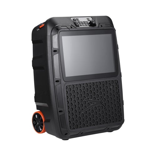 SoundRover View Portable Wireless Speaker w/ Screen for Streaming Black