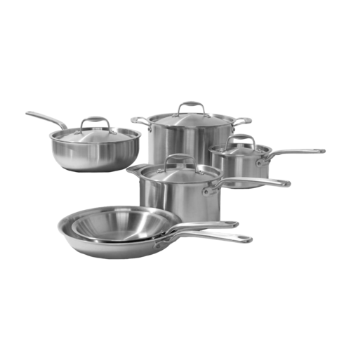 Made In 10-Piece Stainless Clad Cookware Set