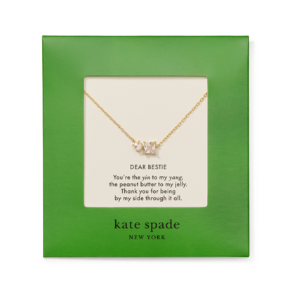 kate spade Dear Bestie Carded Pendant