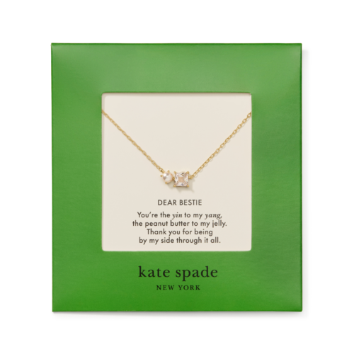 kate spade Dear Bestie Carded Pendant