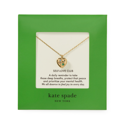 kate spade Self-love Club Carded Pendant