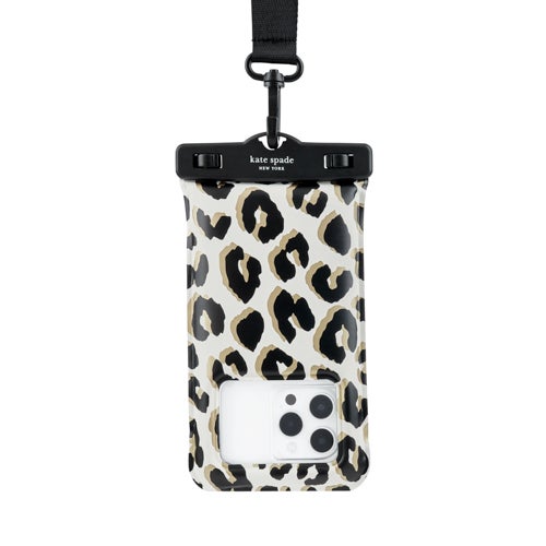 Kate Spade Waterproof Floating Pouch City Leopard