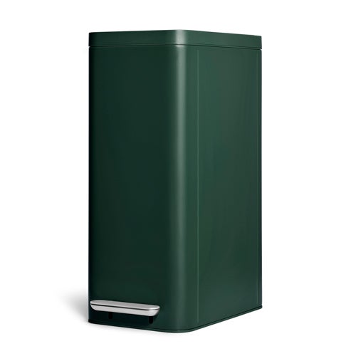45L Slim Step Trash Can Emerald