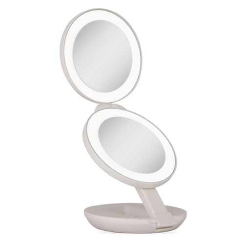 Zadro Lighted Travel Mirror with Magnification & Folding-to-Compact