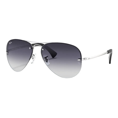 RAY-BAN SEMI-RIMLESS AVIATOR SUNGLASSES