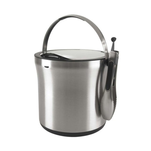 OXO STEEL ICE BUCKET AND TONG SET