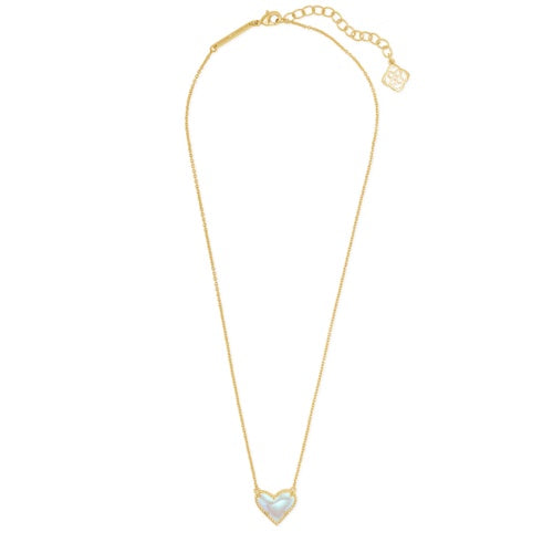 KENDRA SCOTT ARI HEART PENDANT NECKLACE