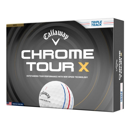 CALLAWAY CHROME TOUR X TRIPLE TRACK GOLF BALLS