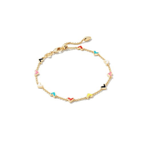 KENDRA SCOTT HAVEN HEART CHAIN BRACELET