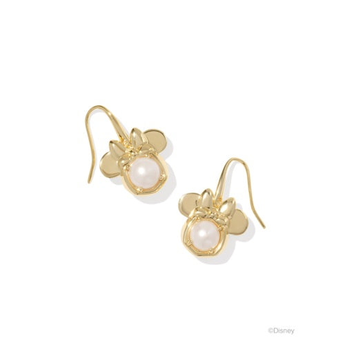 KENDRA SCOTT DISNEY MINNIE MOUSE DROP EARRINGS IN FRESHWATER CULTURED PEARL