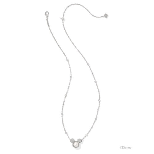KENDRA SCOTT DISNEY MICKEY MOUSE SHORT PENDANT NECKLACE IN FRESHWATER CULTURED PEARL
