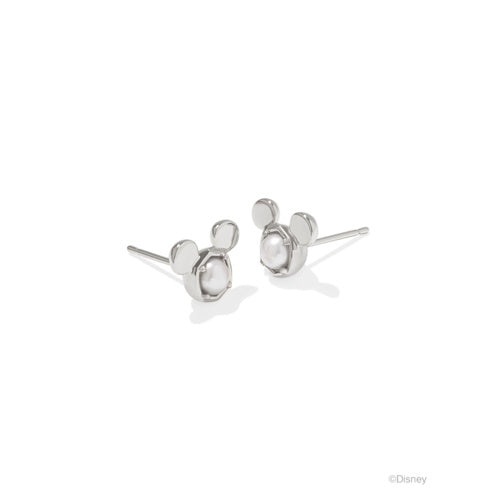 KENDRA SCOTT DISNEY MICKEY MOUSE STUD EARRINGS IN FRESHWATER CULTURED PEARL