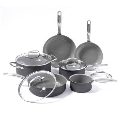 GREENPAN CHATHAM CERAMIC NON-STICK 10-PIECE COOKWARE SET
