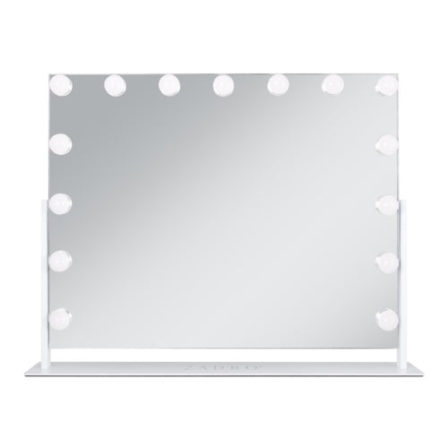 ZADRO 15 LED LIGHT BULB HORIZONTAL HOLLYWOOD MAKEUP MIRROR