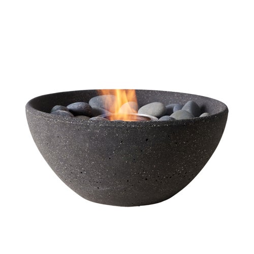 Basin Tabletop Fire Bowl Graphite