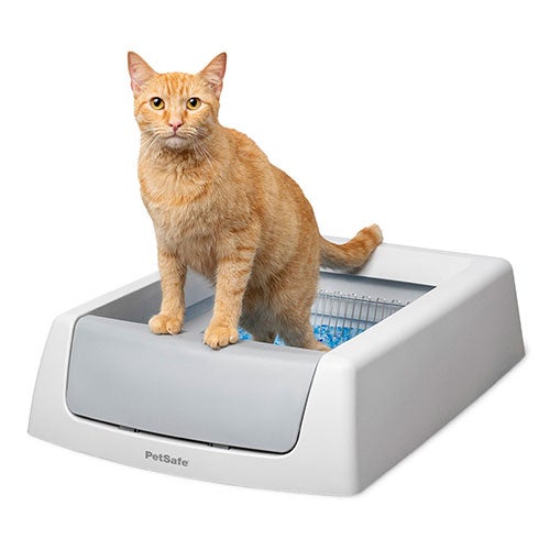 ScoopFree Crystal Classic Self-Cleaning Litter Box