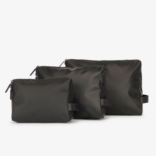 CALPAK Water Resistant Zippered Pouch Set (3 Pieces)