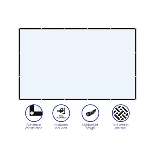 130" Indoor Soft Projection Screen
