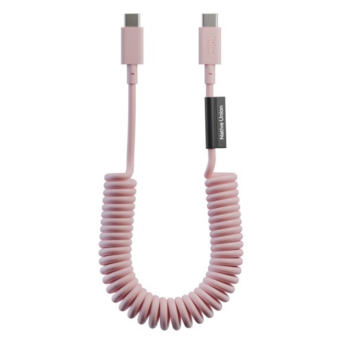Pop Cable 4ft Coiled 60W Fast Charging USB-C to USB-C Cable Candy