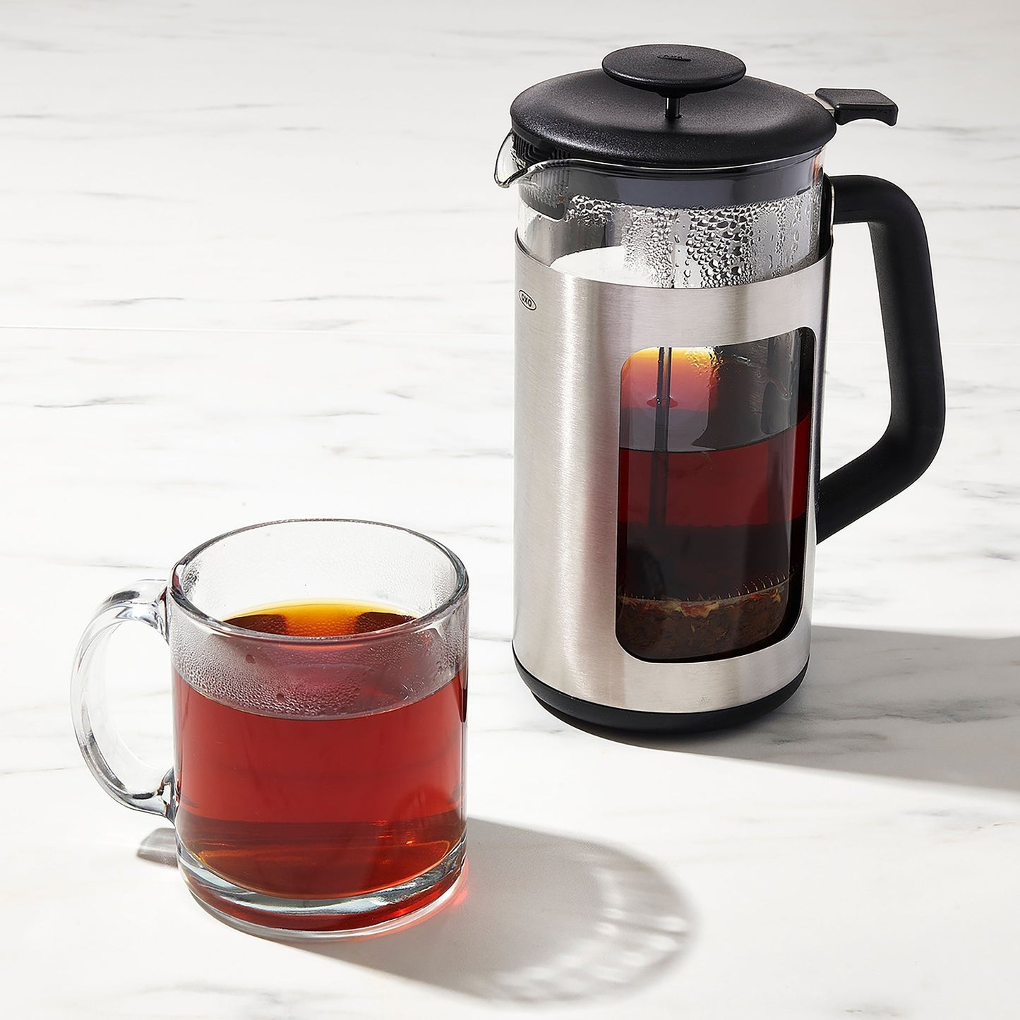 BREW 8 CUP FRENCH PRESS W/ GROUNDSLIFTER