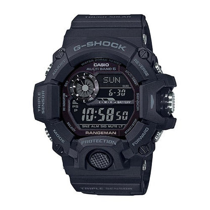 MENS MASTER OF G RANGEMAN SOLAR DIGITAL BLACK RESIN WATCH