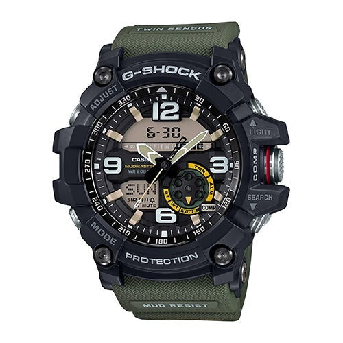 MENS MUDMASTER ANALOG/DIGITAL CLOTH BAND WATCH DIAL