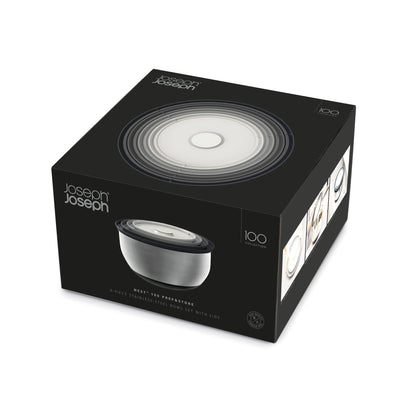NEST PREP & STORE 8PC STEEL BOWL SET