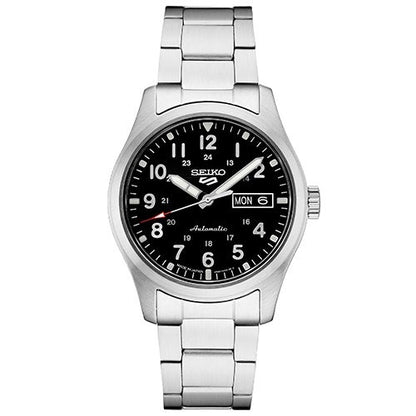 MENS SEIKO 5 SPORT AUTOMATIC STAINLESS STEEL WATCH DIAL